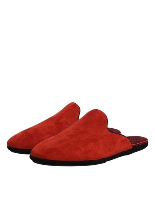 Zapatos Planos de Suede Naranja Dolce & Gabbana - Image 4