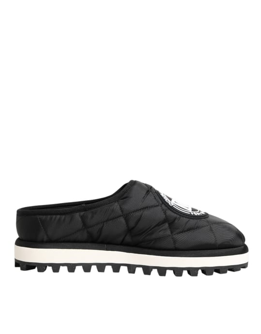 Zapatos deportivos sin cordones de nylon negro Dolce & Gabbana - Image 2
