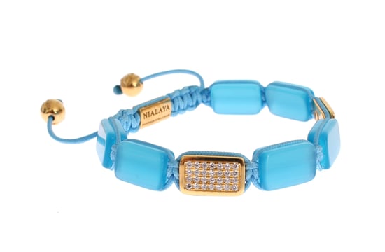 Pulsera Nialaya CZ Ópalo 18K Oro 925 - Image 4