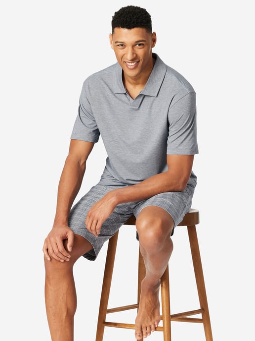 Schiesser Hombres Pijama Selected Premium Jacquard - Image 4