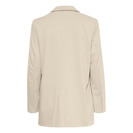 ICHI Blazer de poliéster reciclado beige - Image 2