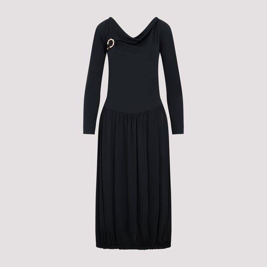 Vestido Midi Drapeado Ls de Lanvin - Image 1