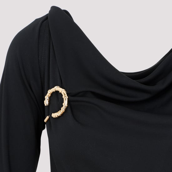 Vestido Midi Drapeado Ls de Lanvin - Image 4