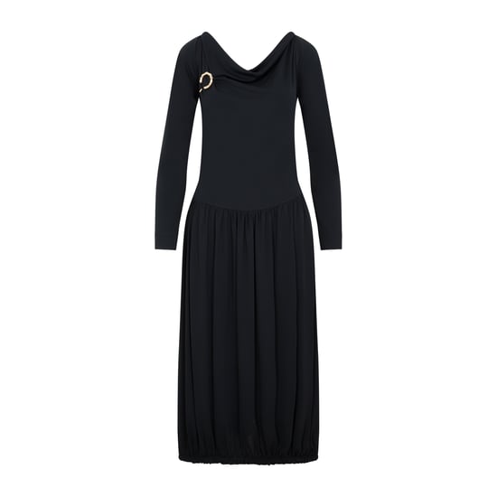 Vestido Midi Drapeado Ls de Lanvin - Image 5