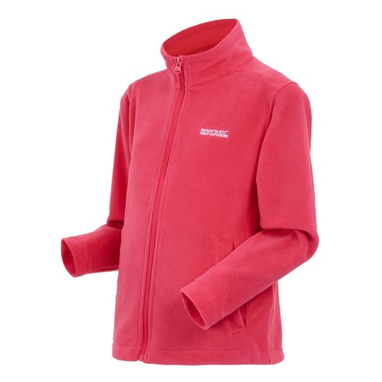 Regatta Great Outdoors Childrens/Kids King II Lightweight Full Zip Fleece Jacket (Pop) - Image 3