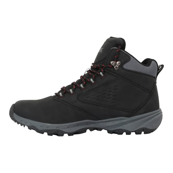 Regatta Mens Amble Walking Boots (Black/Rio Red) - Image 3