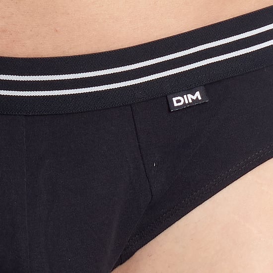 Paquete de 2 slips de algodón stretch de tela transpirable D6577 para hombre, diseño cómodo y fresco. - Image 3