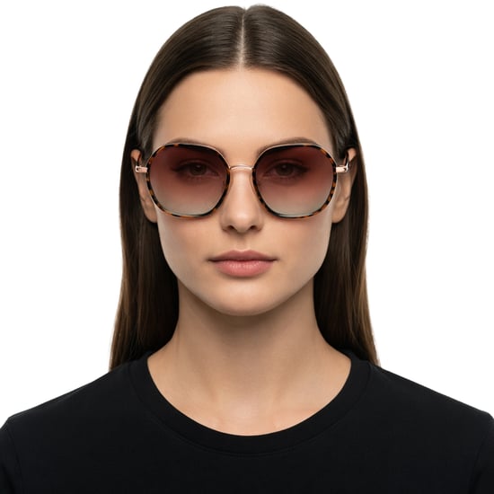 Gafas de sol hexagonales para mujer con montura de acetato LO163S - Image 3