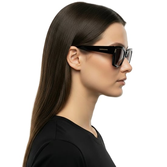 Gafas de sol de acetato rectangulares de ojo de gato para mujer SF2006S - Image 6