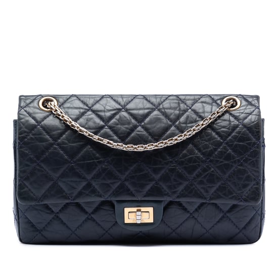 Bolso de segunda mano de piel de ternera acolchada envejecida Reissue 2.55 Doble Solapa 226 - Image 1