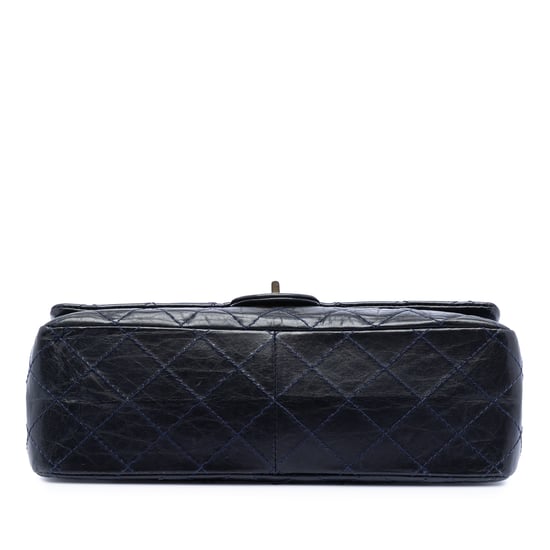 Bolso de segunda mano de piel de ternera acolchada envejecida Reissue 2.55 Doble Solapa 226 - Image 3