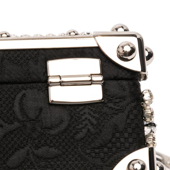Bolso Dolce de Jacquard con Adornos de Strass de Segunda Mano - Image 6
