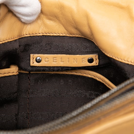 Bolso de hombro Gauffre con solapa de piel de cordero de segunda mano - Image 5