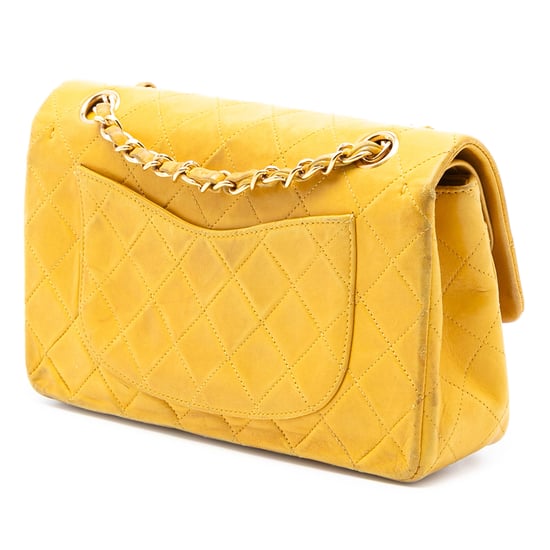 Bolso Clásico Pequeño de Cordero de Segunda Mano con Doble Solapa - Image 2