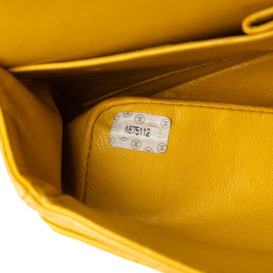 Bolso Clásico Pequeño de Cordero de Segunda Mano con Doble Solapa - Image 6
