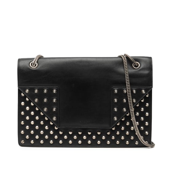 Bolso de Hombro Betty de Cuero con Estampillas Mediano de Segunda Mano - Image 1