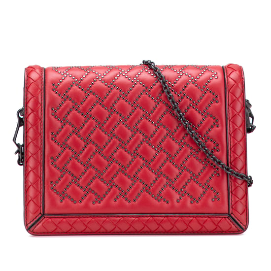 Bolso Cruzado Acolchado con Tachuelas - Image 1