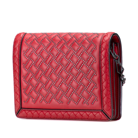 Bolso Cruzado Acolchado con Tachuelas - Image 2