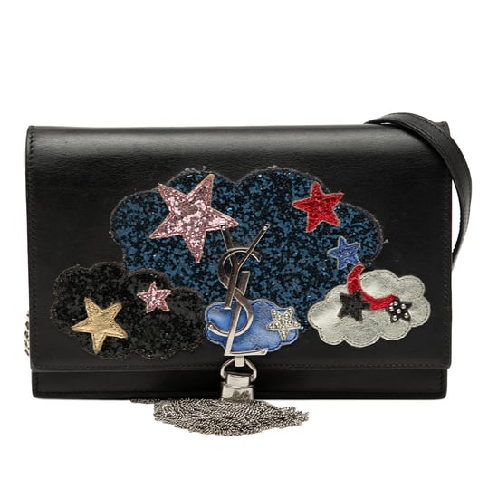 Monedero con cadena Kate de monograma clásico de piel de ternero Cloud Star Aplique de segunda mano - Image 1