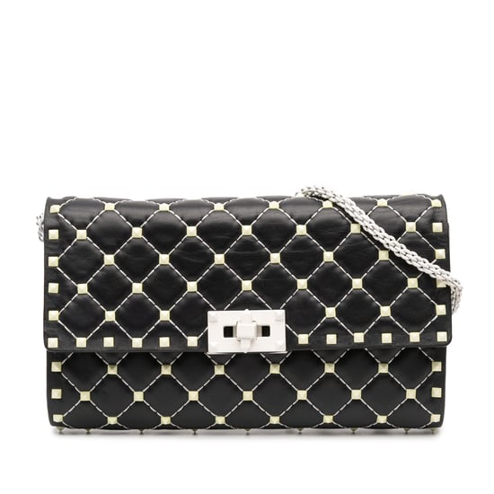 Cartera de cadena Free Rockstud Spike de cordero acolchado de segunda mano - Image 1