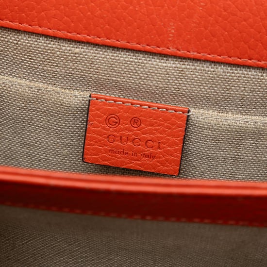 Cartera cruzada de piel de ternera de pequeño dólar de segunda mano con logo intrecciato G - Image 5