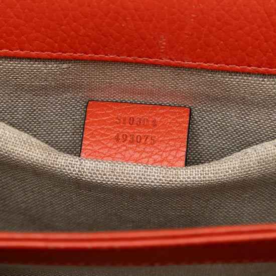 Cartera cruzada de piel de ternera de pequeño dólar de segunda mano con logo intrecciato G - Image 6