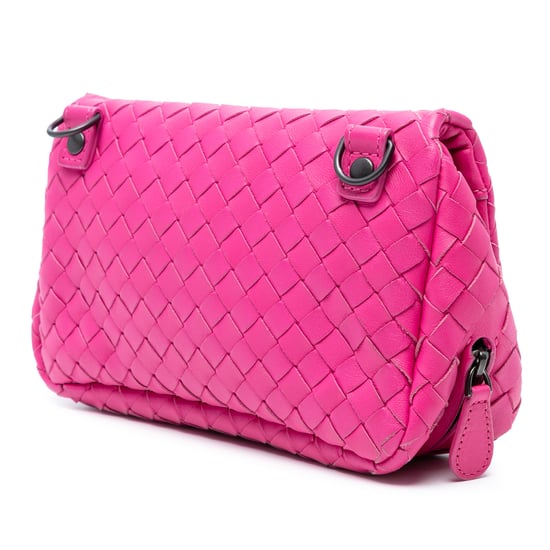 Bolso cruzado expandible de cadena Mini Nappa Intrecciato de segunda mano - Image 2