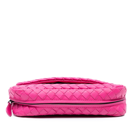 Bolso cruzado expandible de cadena Mini Nappa Intrecciato de segunda mano - Image 3