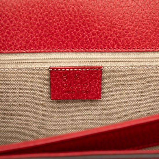 Bolso de hombro interlocking G de piel de ternera de dólar mediana pre-owned - Image 5