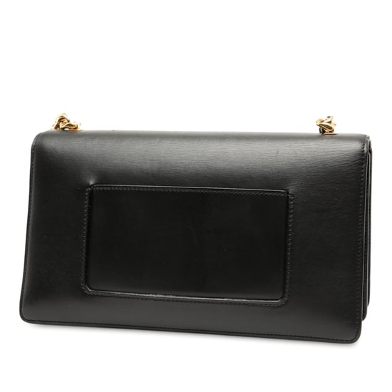 Funda de Cuero Pequeña de Segunda Mano con Cadena y Solapa - Image 2