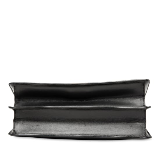 Funda de Cuero Pequeña de Segunda Mano con Cadena y Solapa - Image 3
