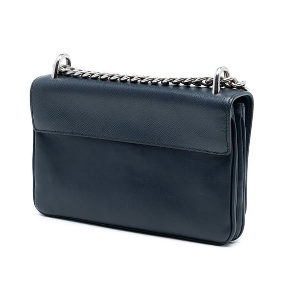 Bolso de hombro cruzado de cadena de Saffiano y ternera de ciudad de segunda mano - Image 2