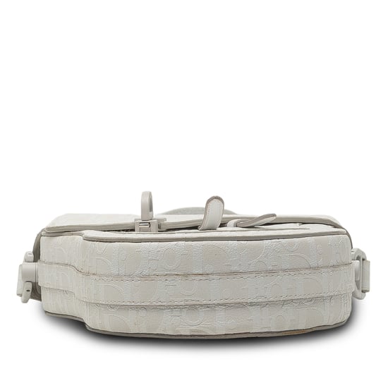 Bolso cruzado boxy de piel de ternera oblicua de segunda mano - Image 3