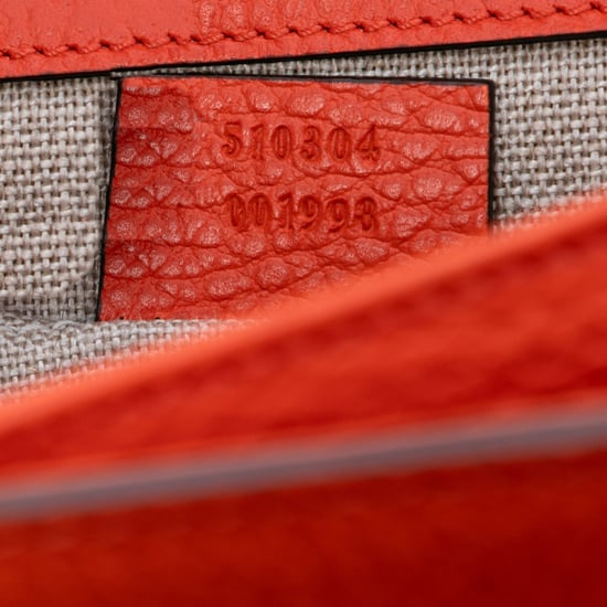 Cartera cruzada de piel de ternera de pequeño dólar de segunda mano con logo intrecciato G - Image 5