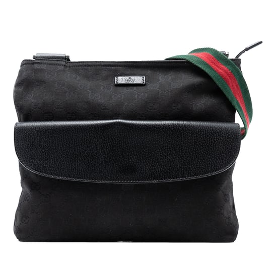 Bolso Cruzado de Lona Gg Usado - Image 1