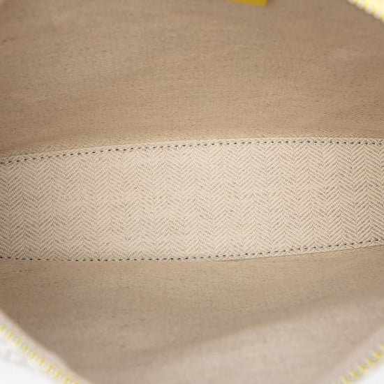 Bolso Oblongo de Jacquard y Cuero Anagrama Repetido de Segunda Mano - Image 4