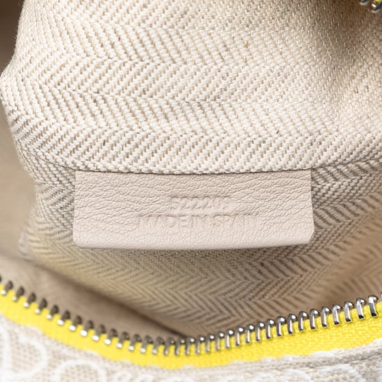 Bolso Oblongo de Jacquard y Cuero Anagrama Repetido de Segunda Mano - Image 6