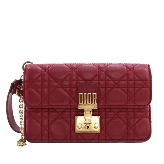Clutch de muñeca Dioraddict de cordero usado Cannage - Image 1