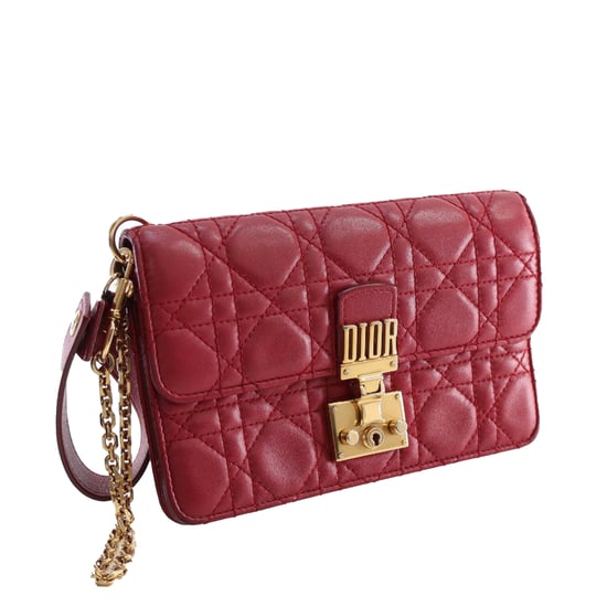 Clutch de muñeca Dioraddict de cordero usado Cannage - Image 2