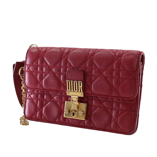 Clutch de muñeca Dioraddict de cordero usado Cannage - Image 3