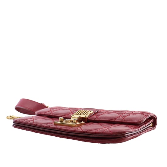Clutch de muñeca Dioraddict de cordero usado Cannage - Image 6