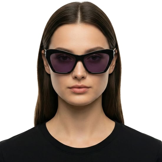 Gafas de sol estilo cat eye para mujer en acetato DK535S - Image 3