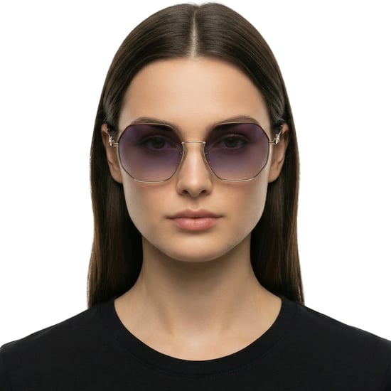 Gafas de sol hexagonales de metal para mujer LO140SL - Image 3