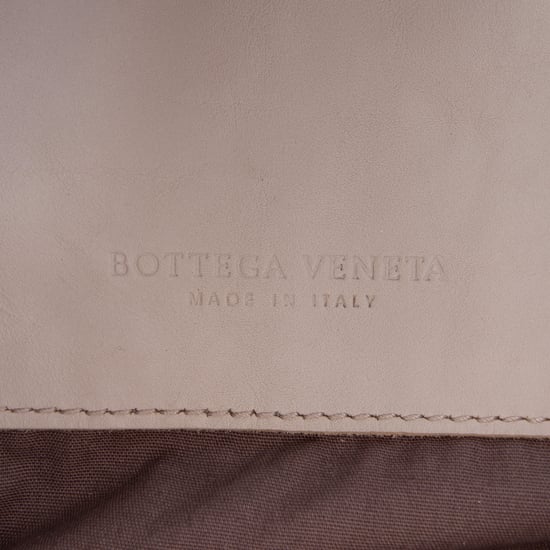 Bolso Tote de Cuero Intrecciato de Segunda Mano con Cierre Lateral - Image 5