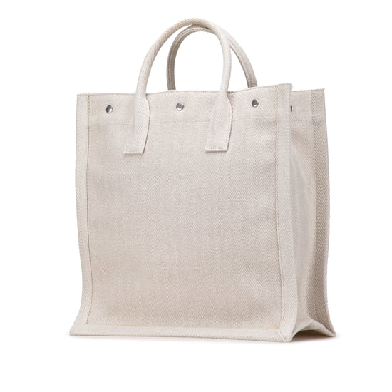Bolso Tote Rive Gauche Norte-Sur de Lona de Segunda Mano - Image 2