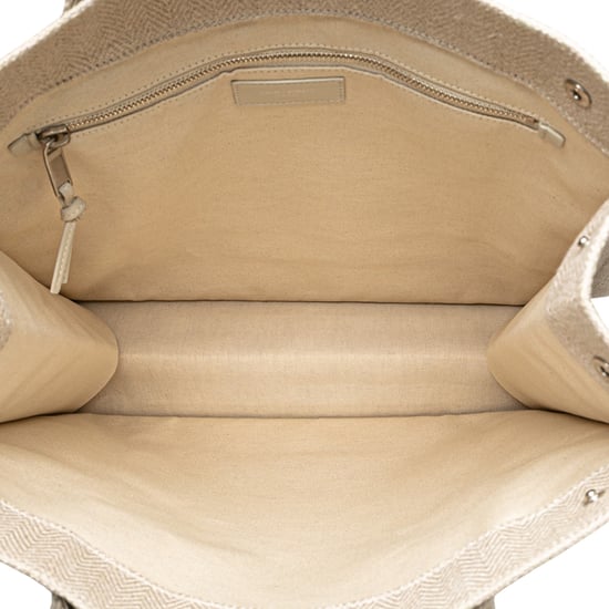 Bolso Tote Rive Gauche Norte-Sur de Lona de Segunda Mano - Image 4