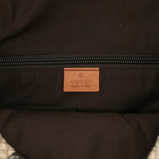 Bolso de cuerda de lona Gg de segunda mano - Image 5