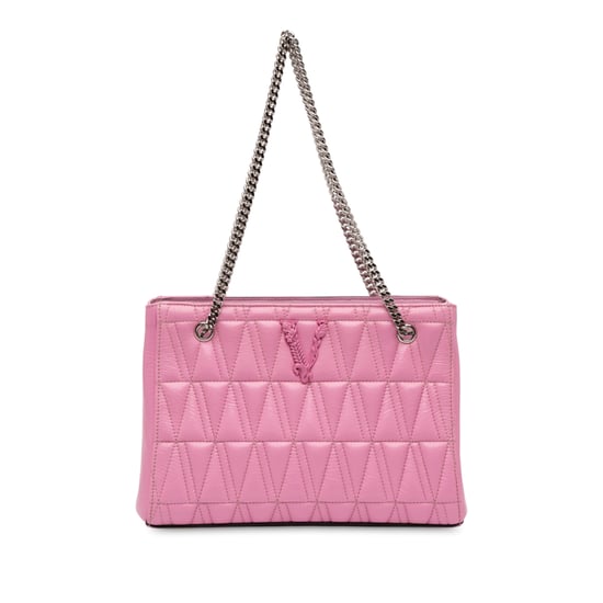 Bolso Tote Virtus de Piel Acolchada de Segunda Mano - Image 1