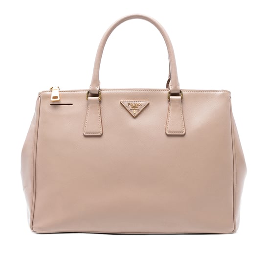 Tote Doble con Cierre de Saffiano Lux Galleria Grande de Segunda Mano - Image 1