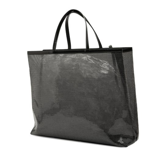 Bolsa Tote de Red con Logo y Lentejuelas Grande de Segunda Mano - Image 2